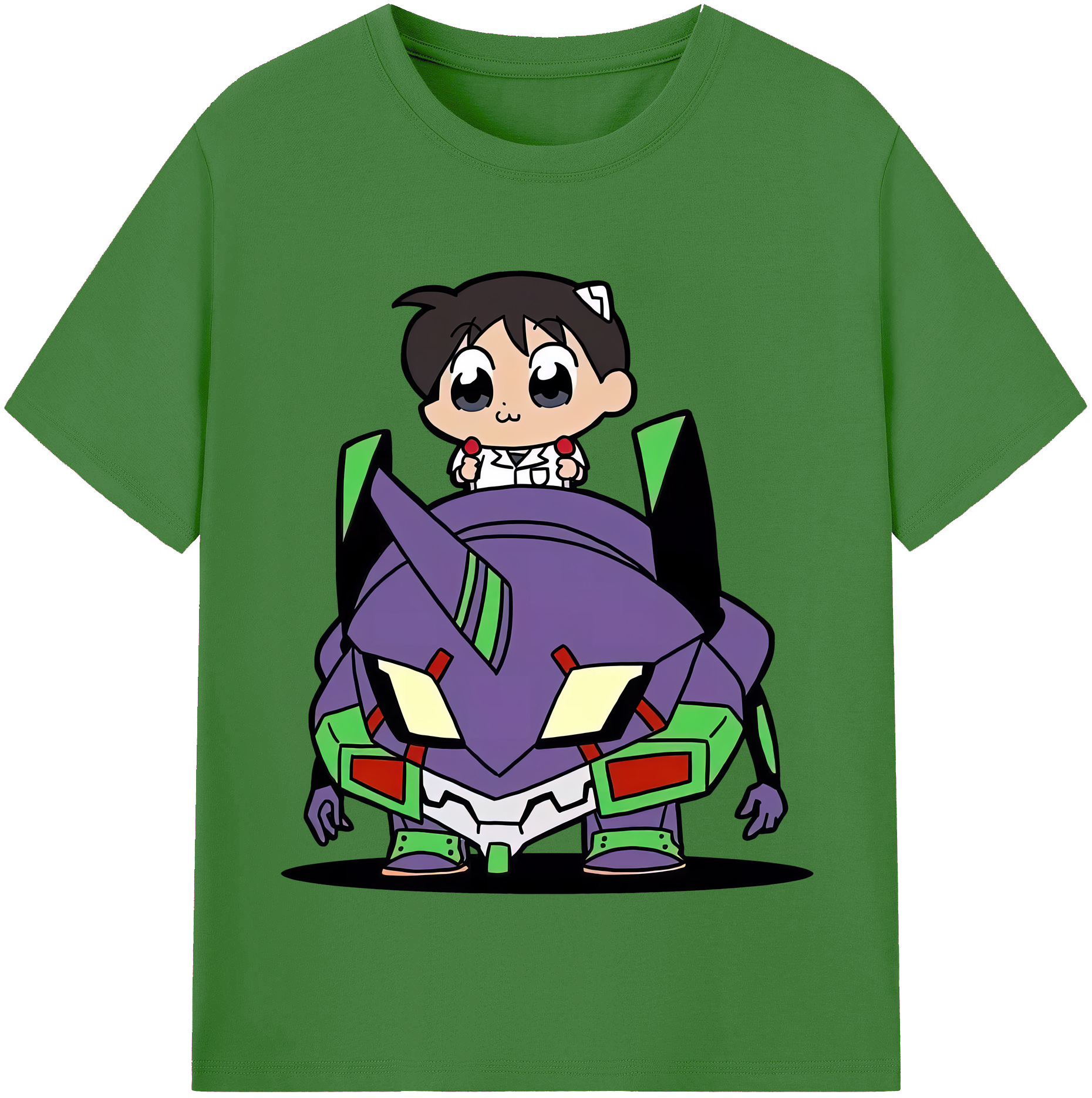 （画像用） EVA 新世紀エヴァンゲリオン レディースカジュアルプリントTシャツ（綿100％）